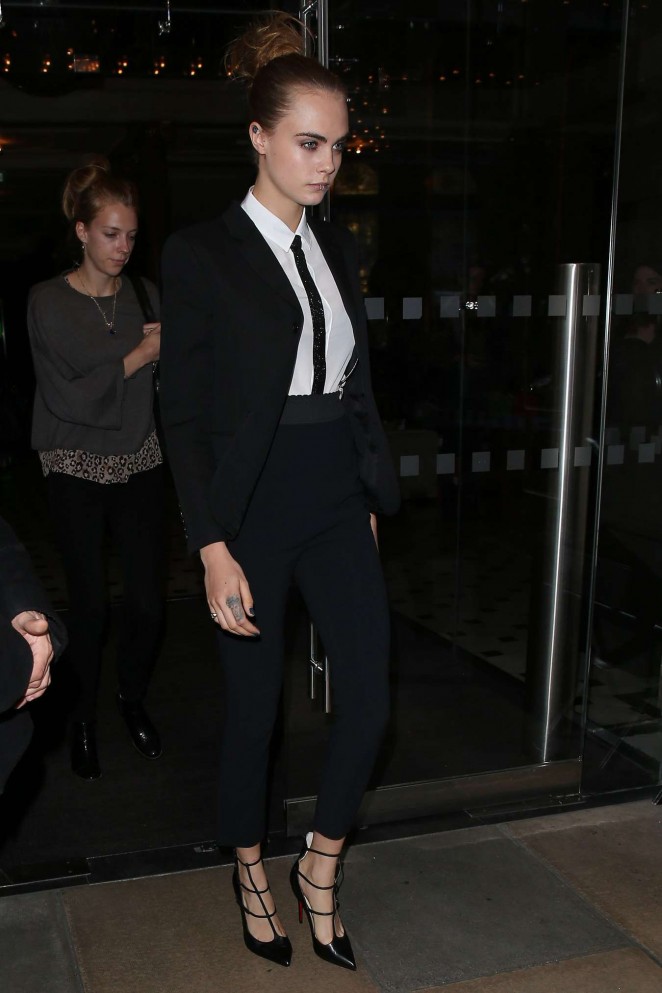Cara Delevingne - Leaving a Hotel in London