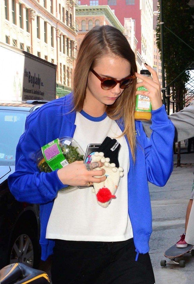 Cara Delevingne Out in Soho
