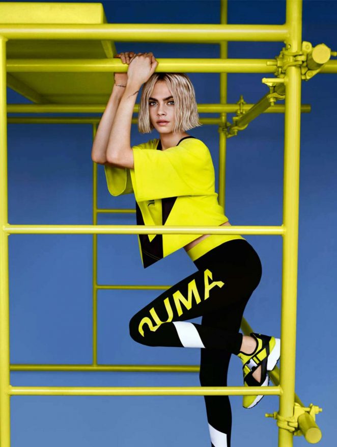 Cara Delevingne - Puma Muse Cut-out Sneaker 2018 Campaign