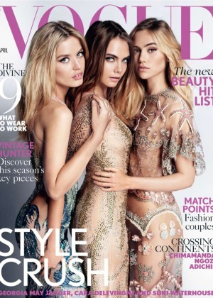 Cara Delevingne - Vogue UK Cover (April 2015)