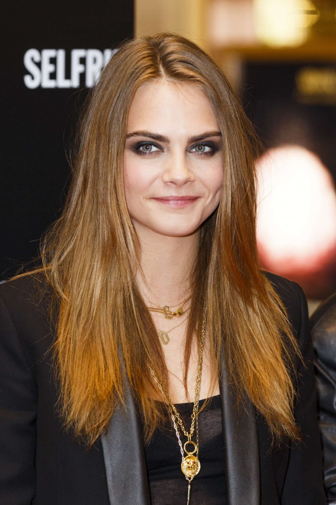Cara Delevingne - YSL Loves Your Lips Launch in London