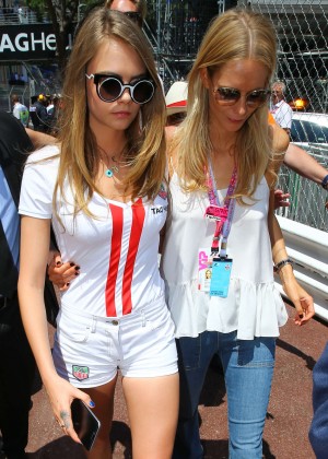 Cara & Poppy Delevingne - F1 Grand Prix of Monaco in Monte Carlo