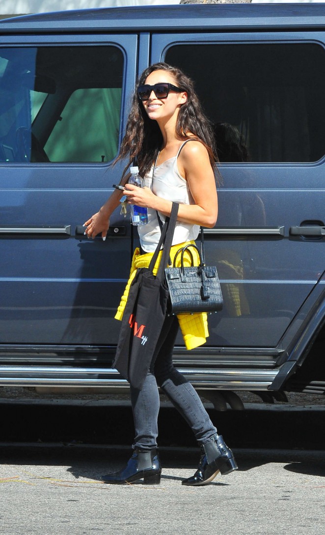 Cara Santana - Leaves an office building in West Hollywood
