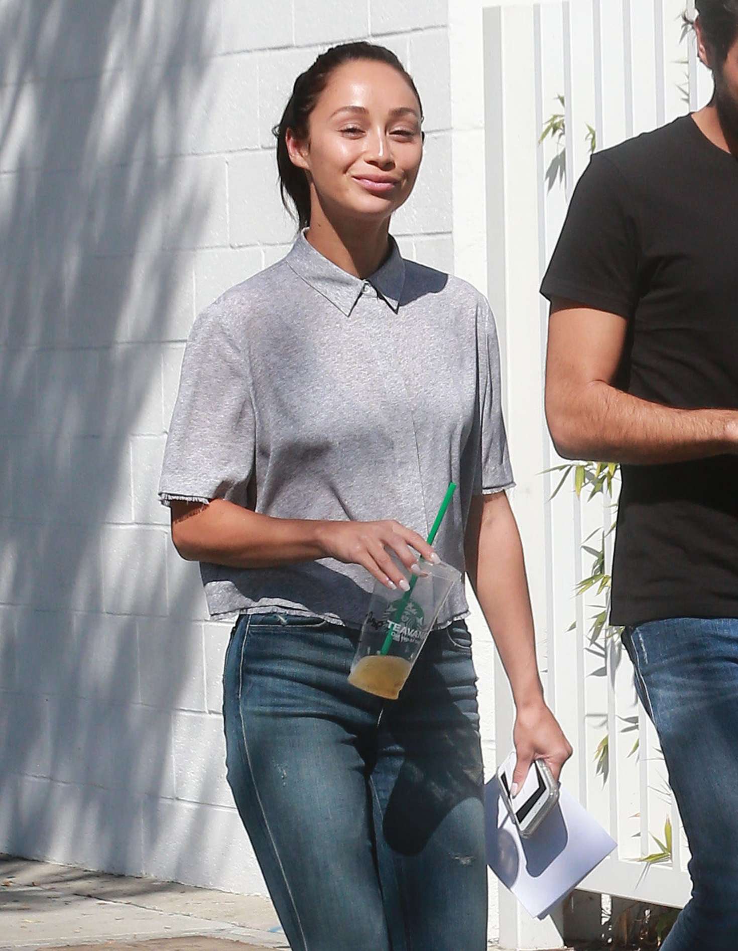 Cara Santana in Ripped Jeans out in West Hollywood