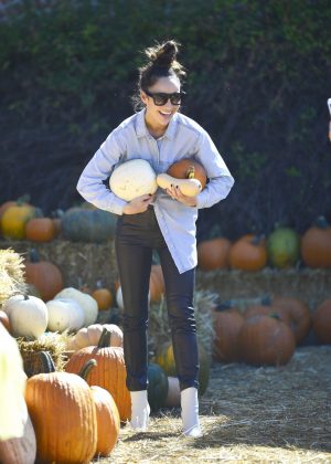 Cara Santana -Seen at Pumpkin Patch In Los Angeles