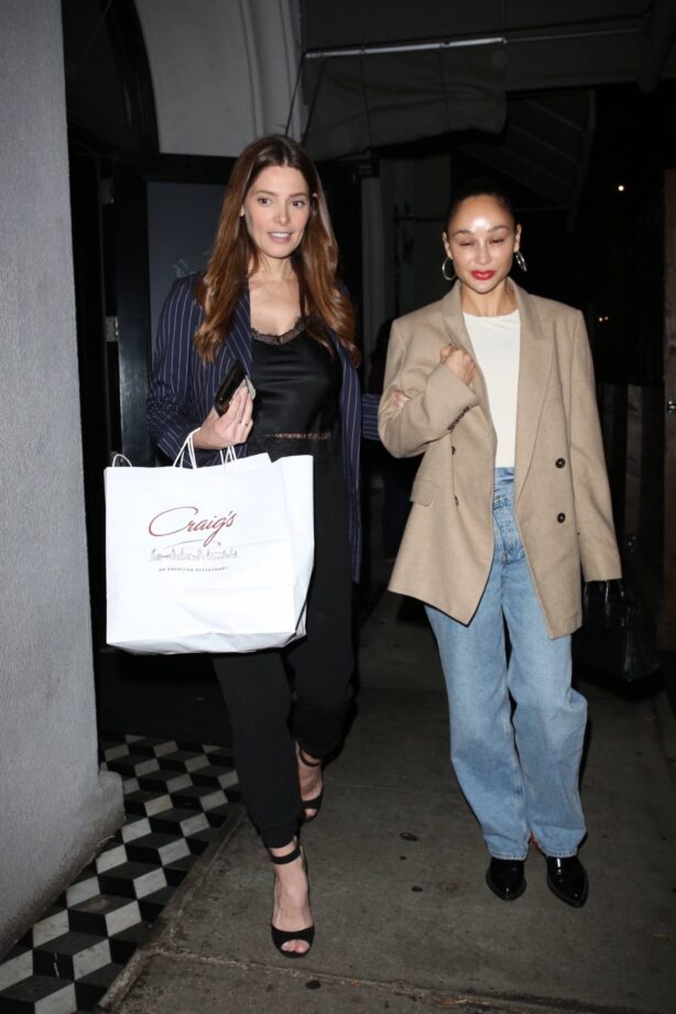 Cara Santana - With Ashley Greene seen at a Craig's in West Hollywood