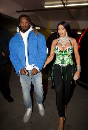 Cardi B - Arrives at Offset's birthday party in Los Angeles