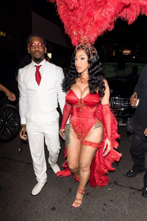 Cardi B - Arrives to her birthday party in Los Angeles