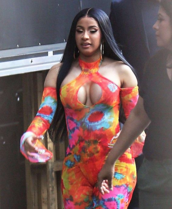 Cardi B - Arriving at Jimmy Kimmel Live! in Hollywood