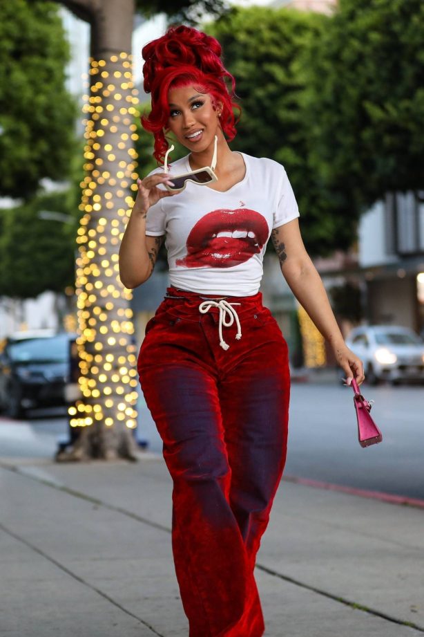 Cardi B - Arriving for a business meeting in Beverly Hills