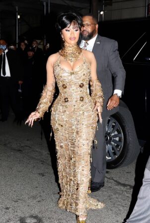 Cardi B - Pictured on the night of the Met Gala in New York
