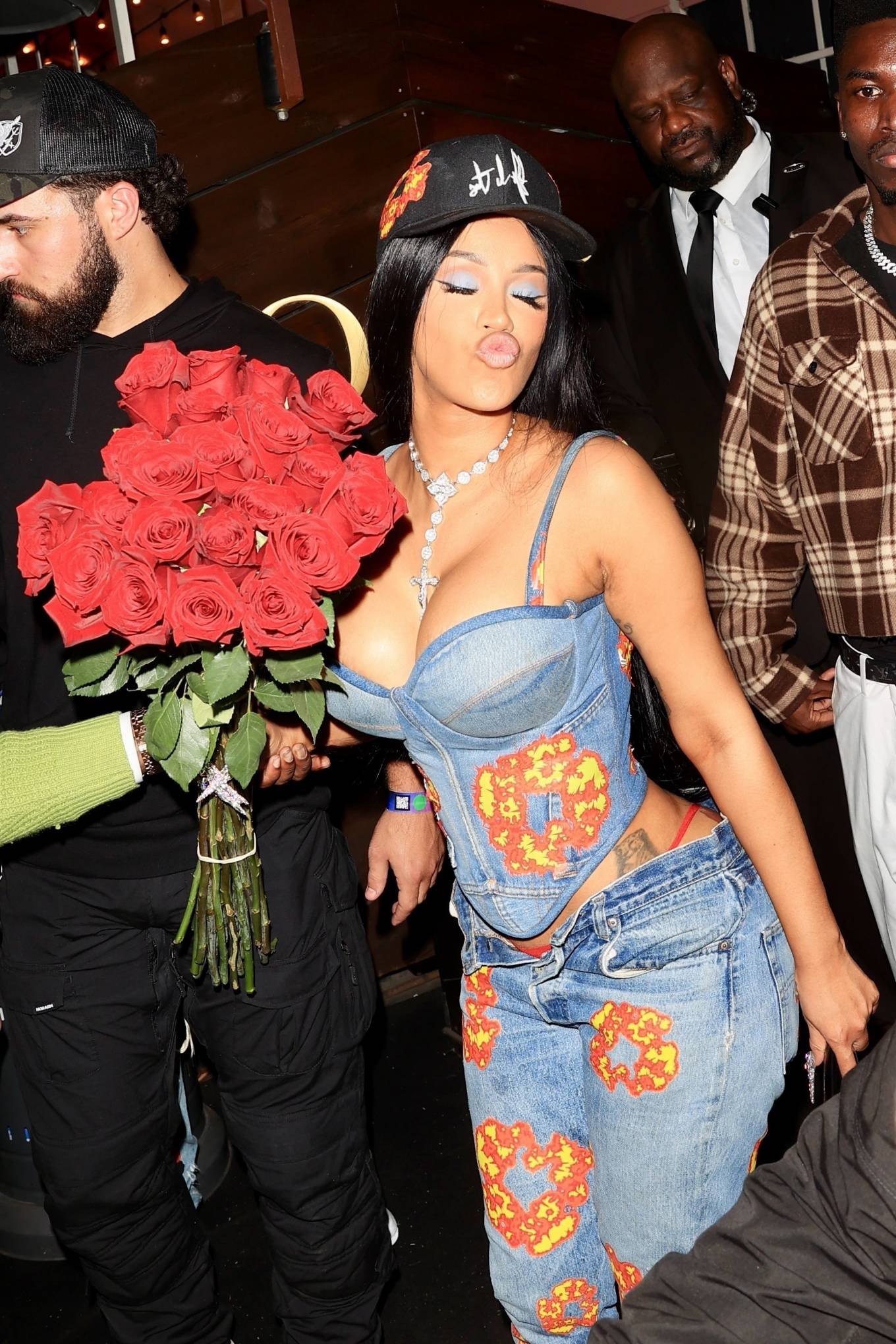 Cardi B - With her husband Offset leaving his album release party in West Hollywood