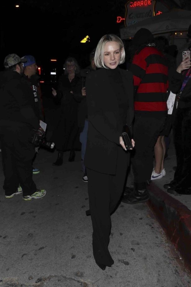 Carey Mulligan - Departs the Golden Globe after party in West Hollywood