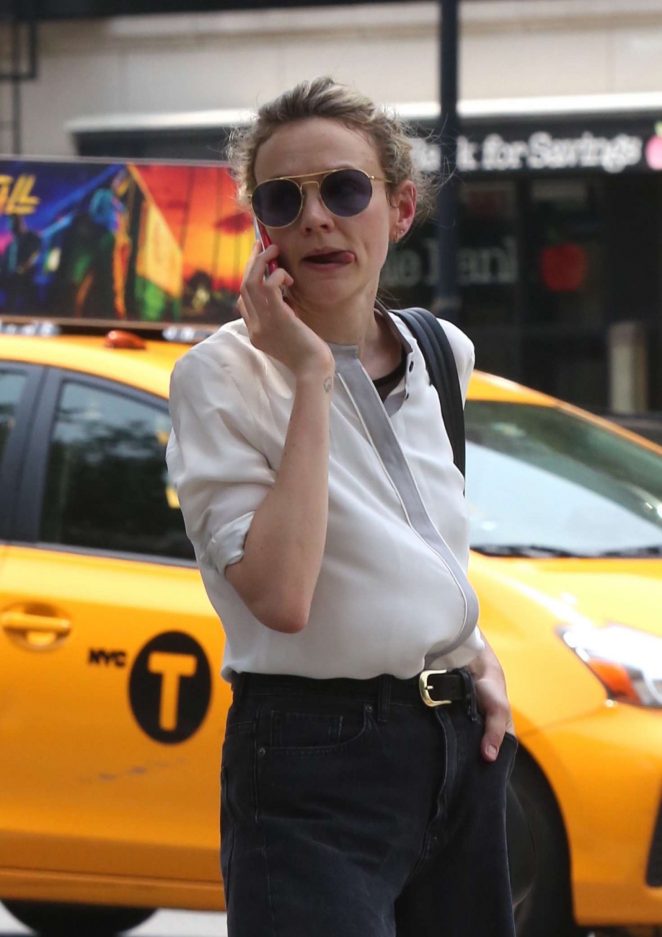 Carey Mulligan out in New York