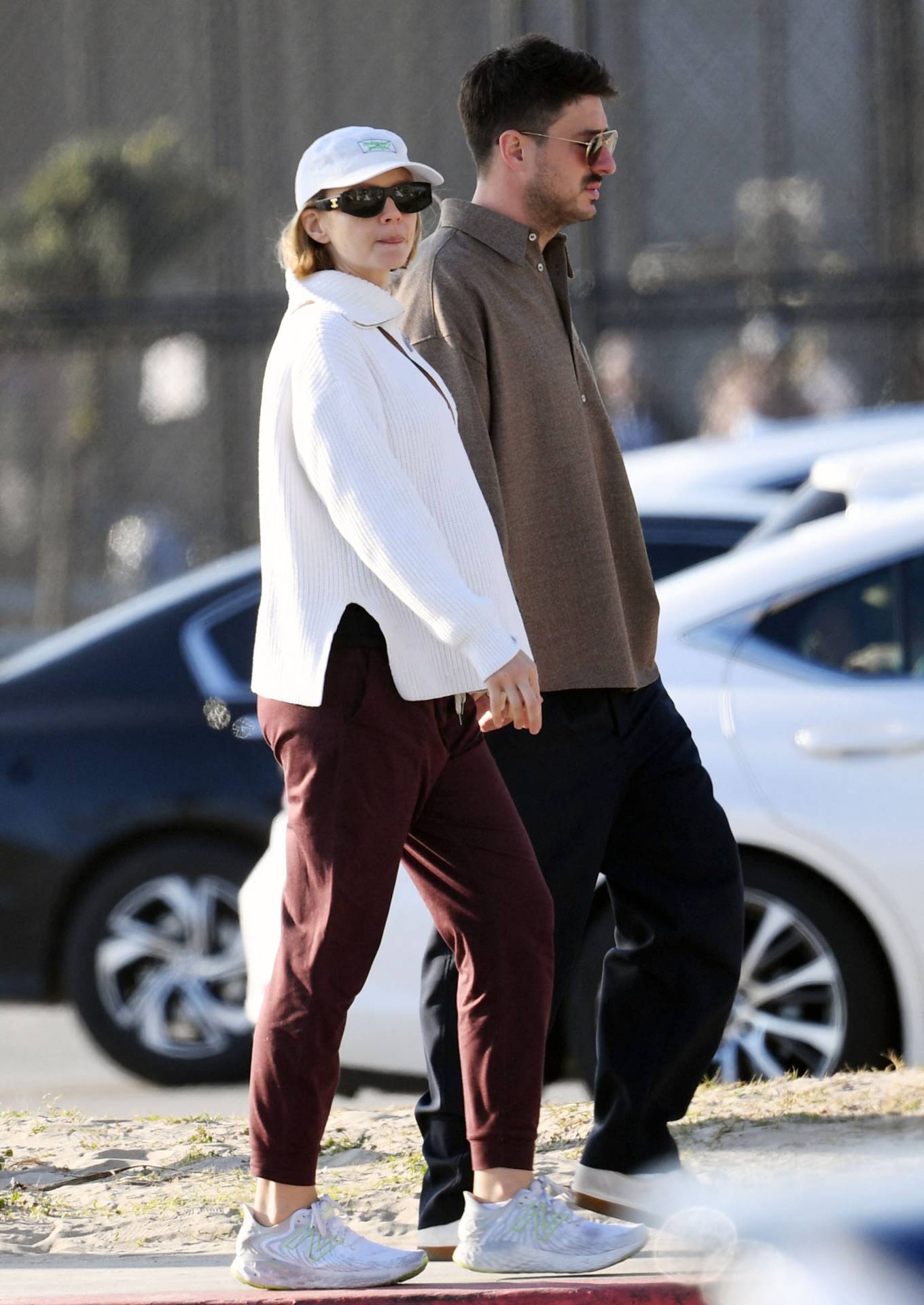 Carey Mulligan - With Marcus Mumford on a romantic stroll at the beach in L.A