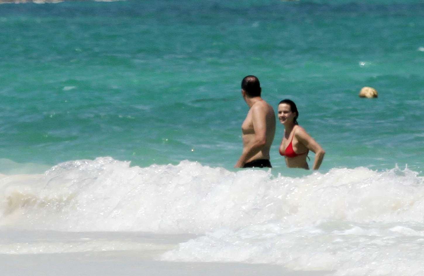 Carla Gugino - Wearing Bikini in Cancun. 