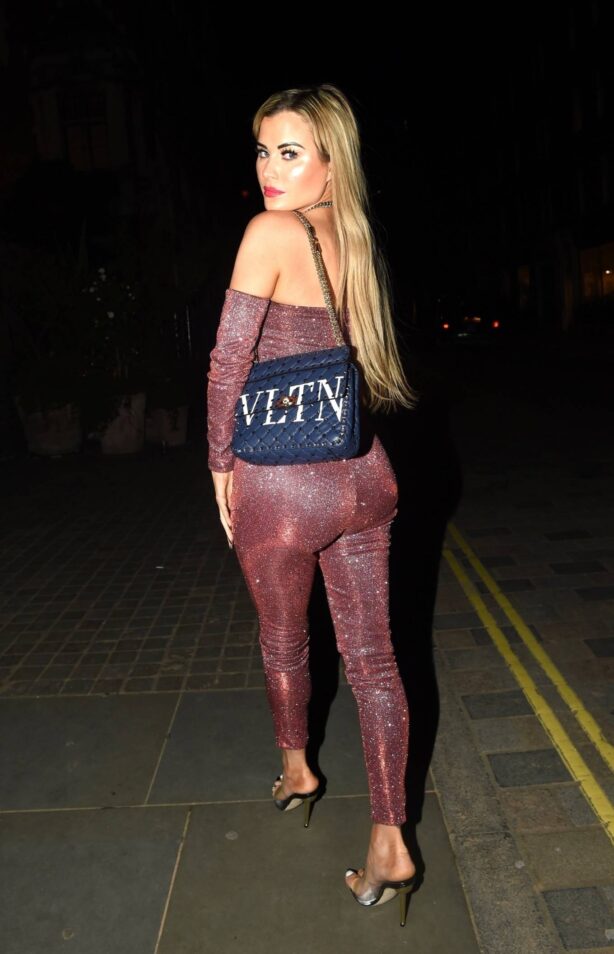 Carla Howe - Seen on a night out at Chiltern Firehouse in London