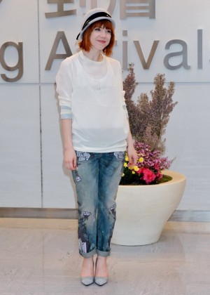 Carly Rae Jepsen at Narita International Airport in Chiba