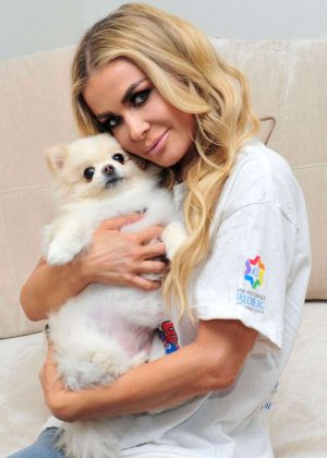 Carmen Electra - Photoshoot With Her Dog Rocky