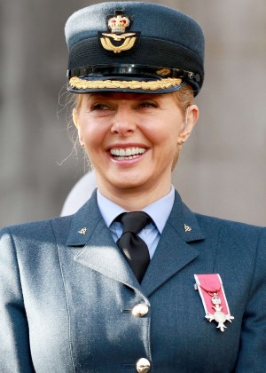 Carol Vorderman at 75th Anniversary of the RAF Air Cadets in London