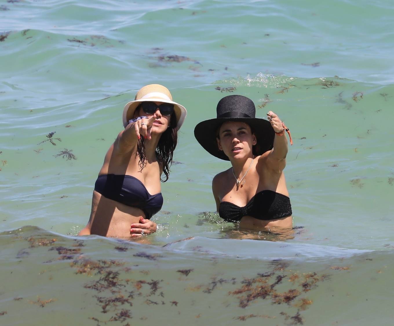 Carolina Gaitan 2023 : Carolina Gaitan – In a bikini with a friend at Soho Beach House in Miami Beach-18