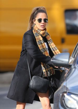 Caroline Flack - Out and about in London