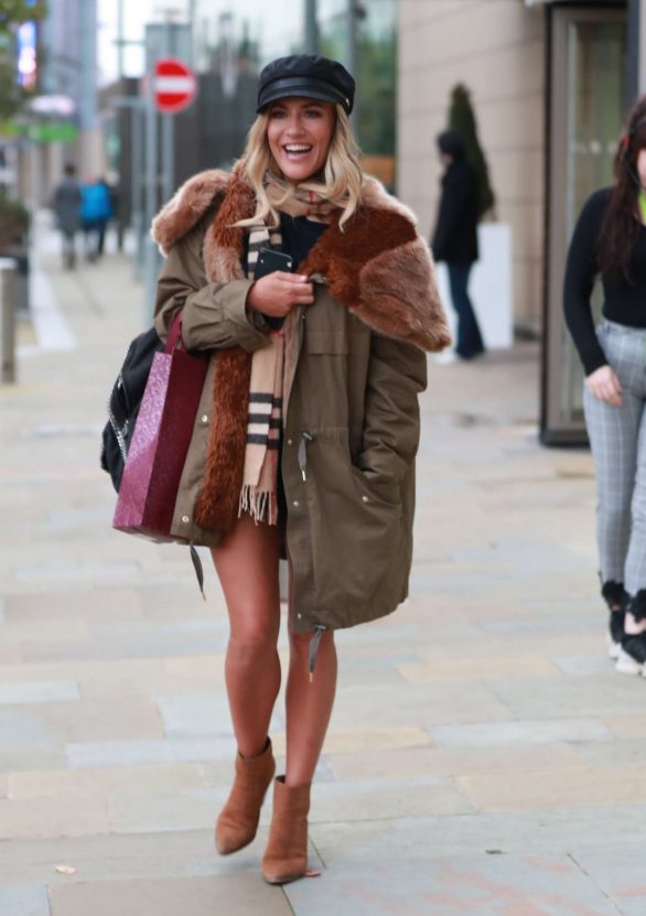 Caroline Flack - Out in Manchester