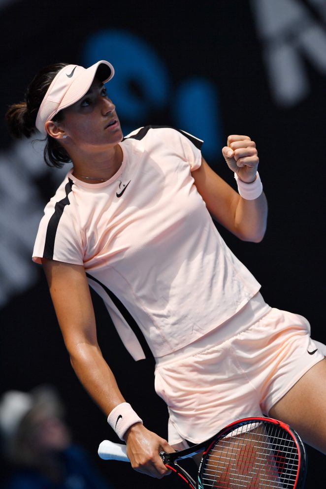 Caroline Garcia - 2018 Australian Open in Melbourne - Day 6