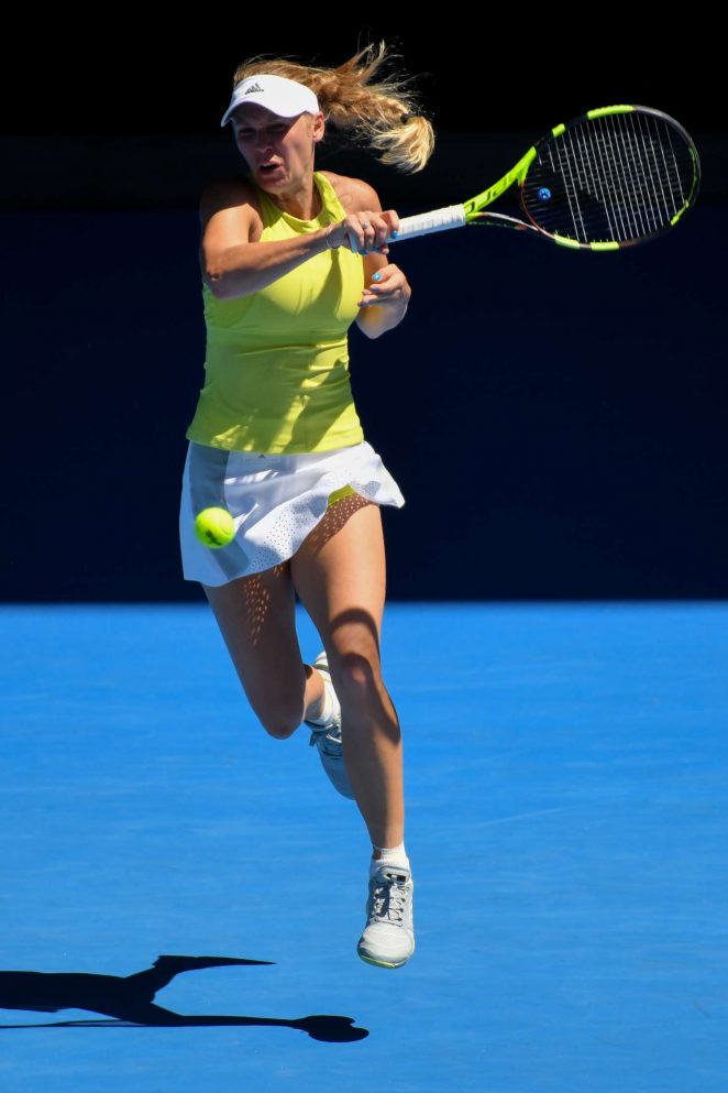 Caroline Wozniacki - 2018 Australian Open Grand Slam in Melbourne - Day 3