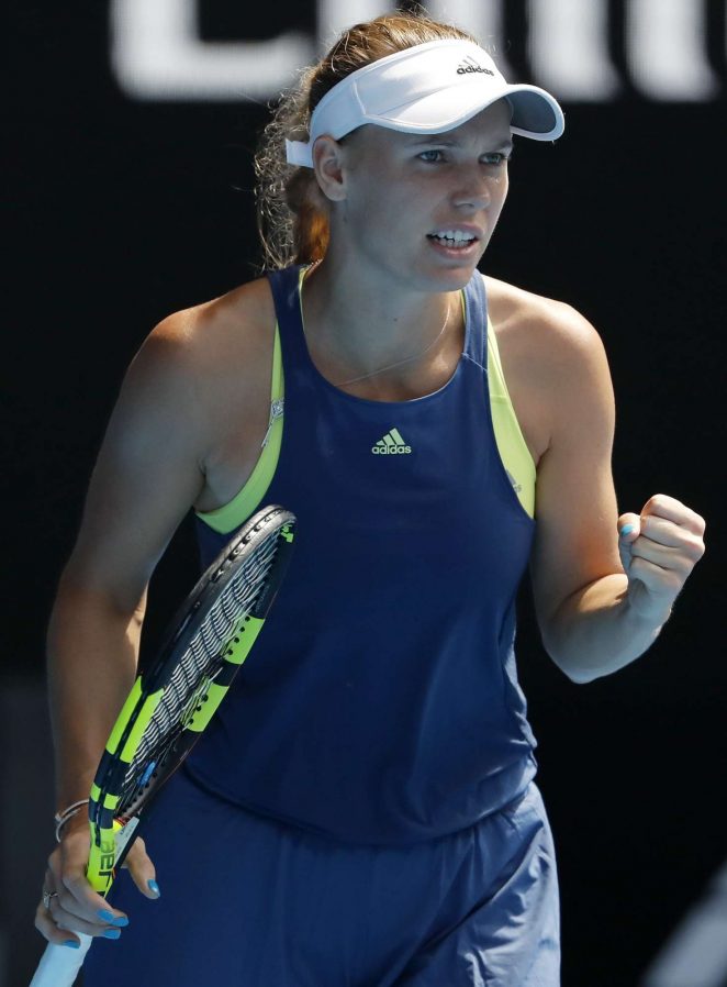 Caroline Wozniacki - 2018 Australian Open in Melbourne - Day 11
