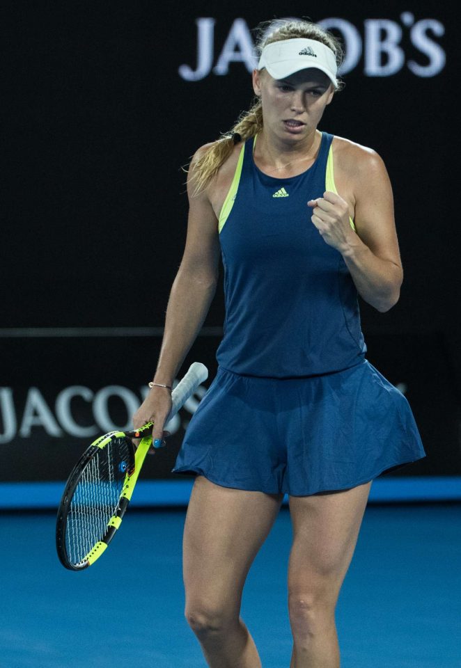 Caroline Wozniacki - 2018 Australian Open in Melbourne - Day 5