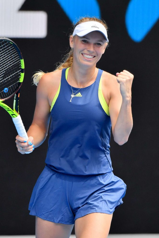 Caroline Wozniacki - 2018 Australian Open in Melbourne - Day 7