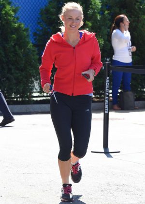 Caroline Wozniacki at the US Open Day 10 in New York City