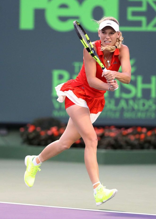 Caroline Wozniacki - Miami Open 2017 in Key Biscayne