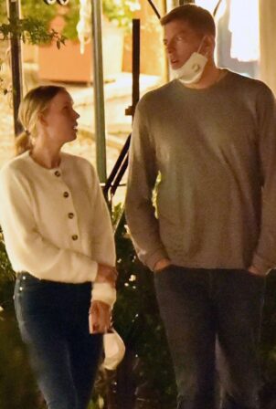 Caroline Wozniacki - With her husband David Lee out with friends in Portofino