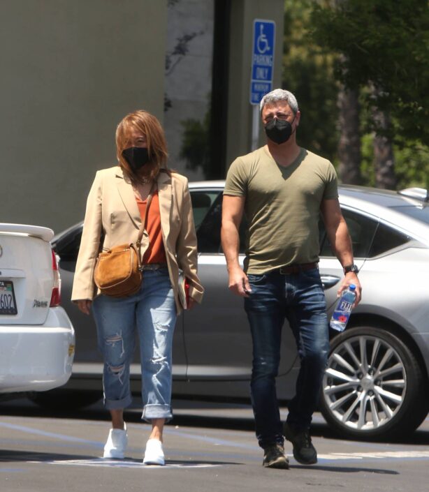 Carrie Ann Inaba - With ex boyfriend Fabien Viteri out in Los Angeles