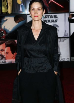 Carrie-Anne Moss - 'Star Wars: The Last Jedi' Premiere in Los Angeles