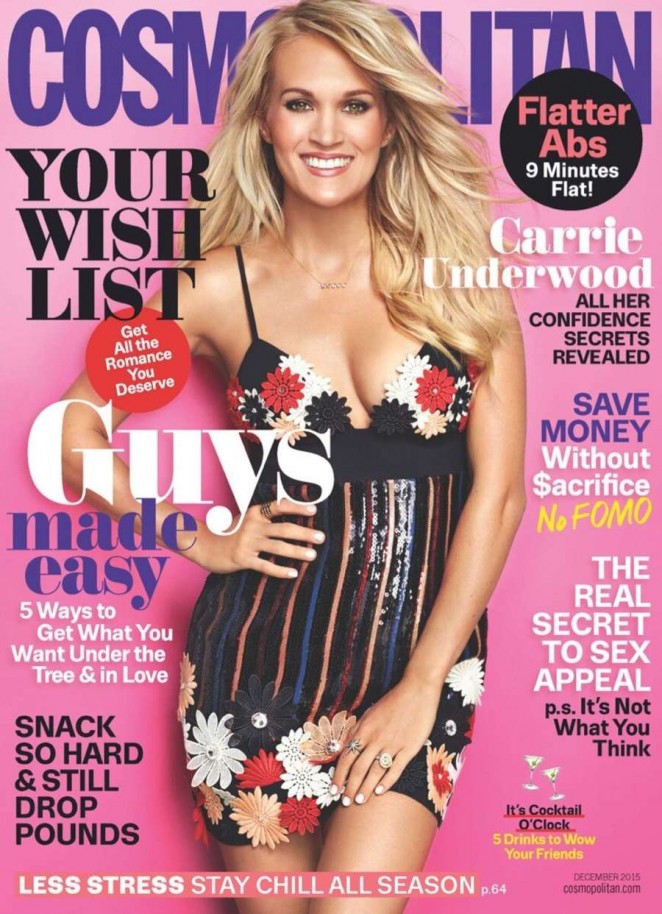 Carrie Underwood - Cosmopolitan Magazine (December 2015)