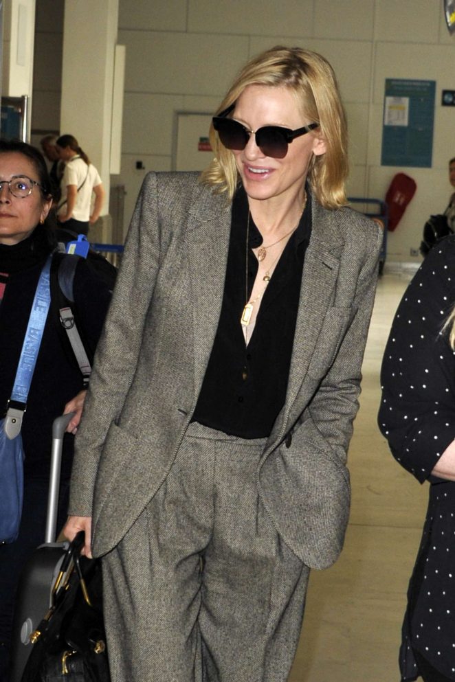 Cate Blanchett - Arriving at Nice Airport