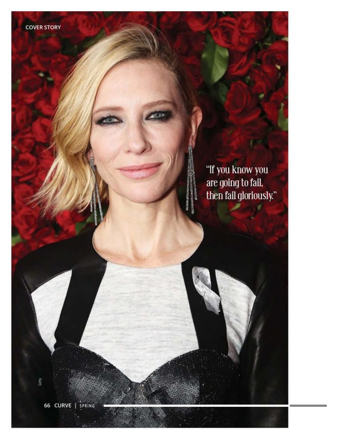 Cate Blanchett - Curve Magazine (Spring 2018)