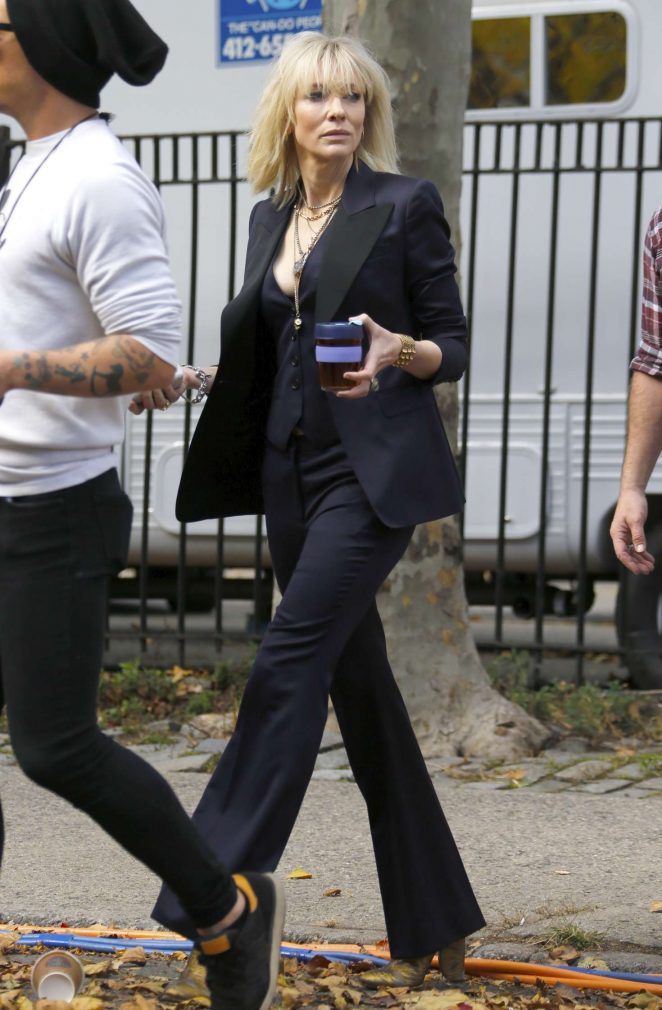 Cate Blanchett on the Set of Oceans Eight -08 – GotCeleb