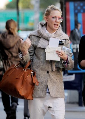 Cate Blanchett out in Manhattan