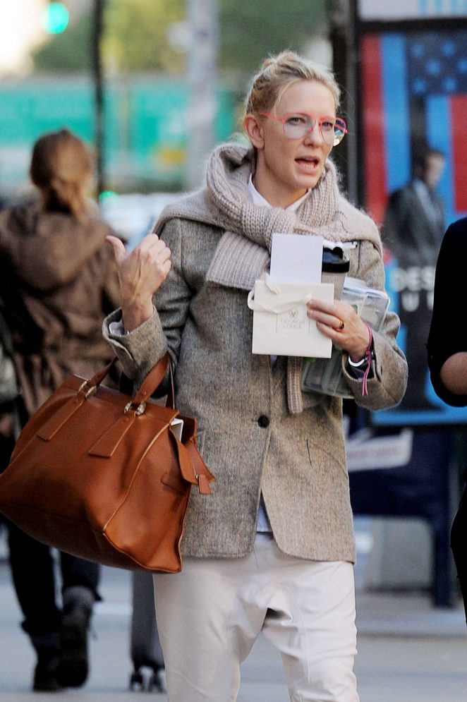 Cate Blanchett out in Manhattan