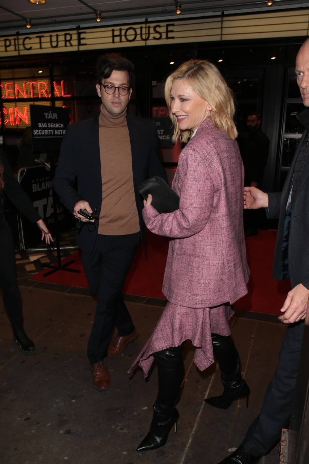 Cate Blanchett - Seen after UK premiere of 'Tar' in London