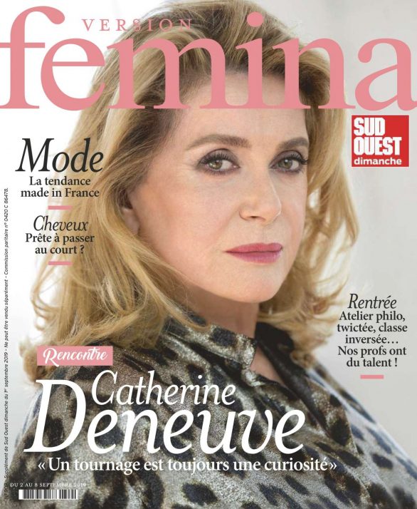 Catherine Deneuve - Version Femina Magazine (September 2019)