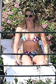 Catherine Gasol - In bikini on honeymoon break in Portofino - Italy