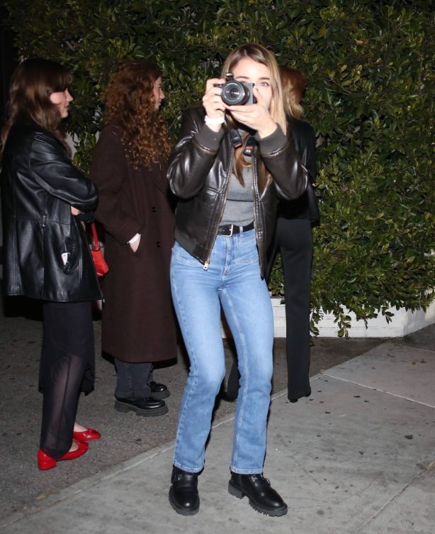 Caylee Cowan - Gets playful with paparazzi at an Emmy Party in West Hollywood