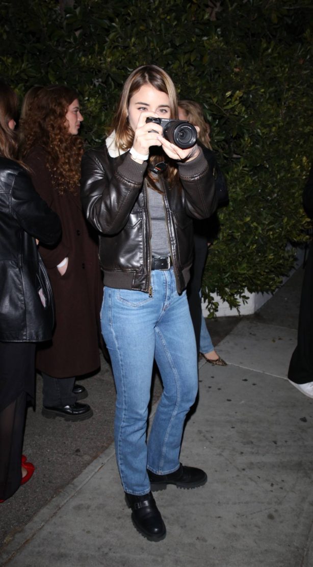 Caylee Cowan - Leaving 'The Black Keys' after-party at Bar Marmont in Los Angeles