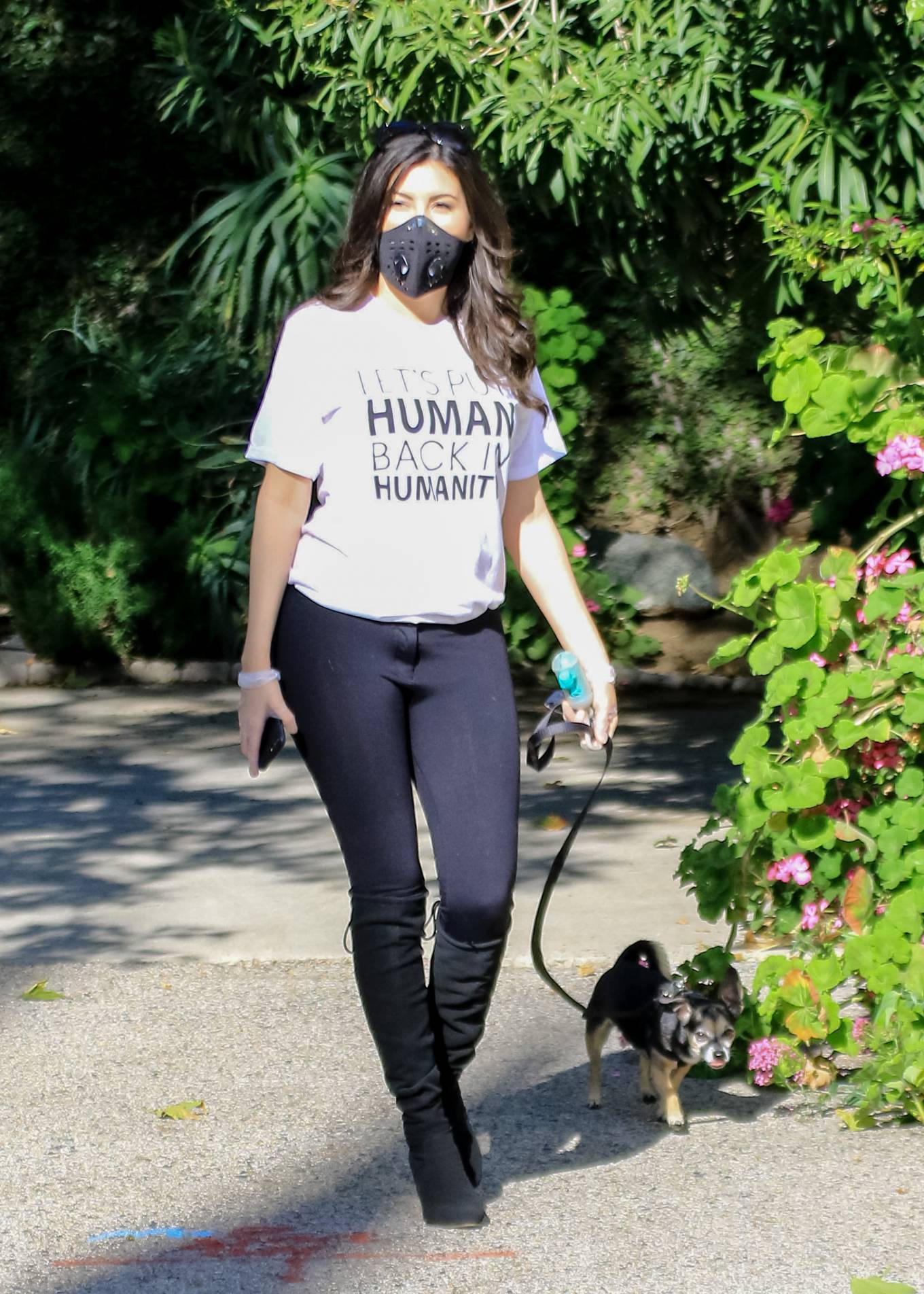 Celeste Thorson â€“ Out For A Walk With Her Pup In Los Angeles