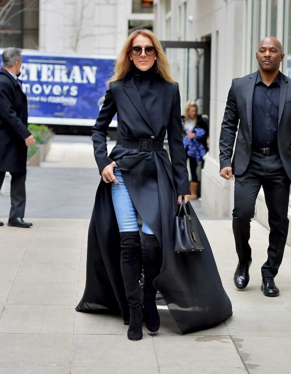 Celine Dion - Steps out for second concert at Barclays Center in NYC